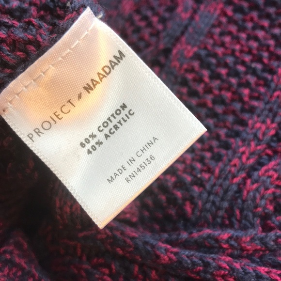 Project Naadam Ladies Cold Shoulder Sweater- NWOT - Picture 8 of 8